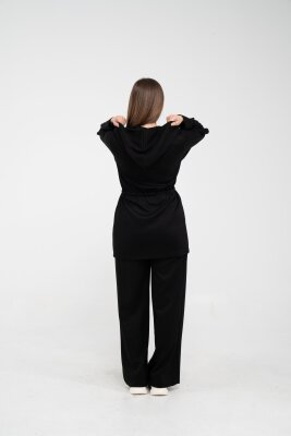 Rahat Kalıp Kapüşonlu Kadın Takım 1726 - 41