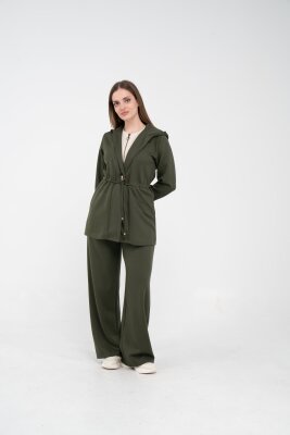 Rahat Kalıp Kapüşonlu Kadın Takım 1726 - 45