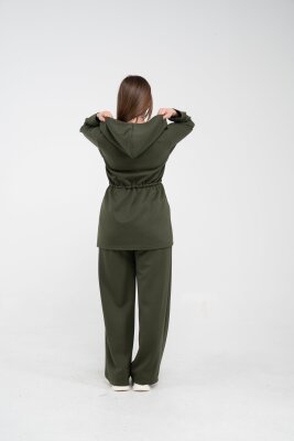 Rahat Kalıp Kapüşonlu Kadın Takım 1726 - 51