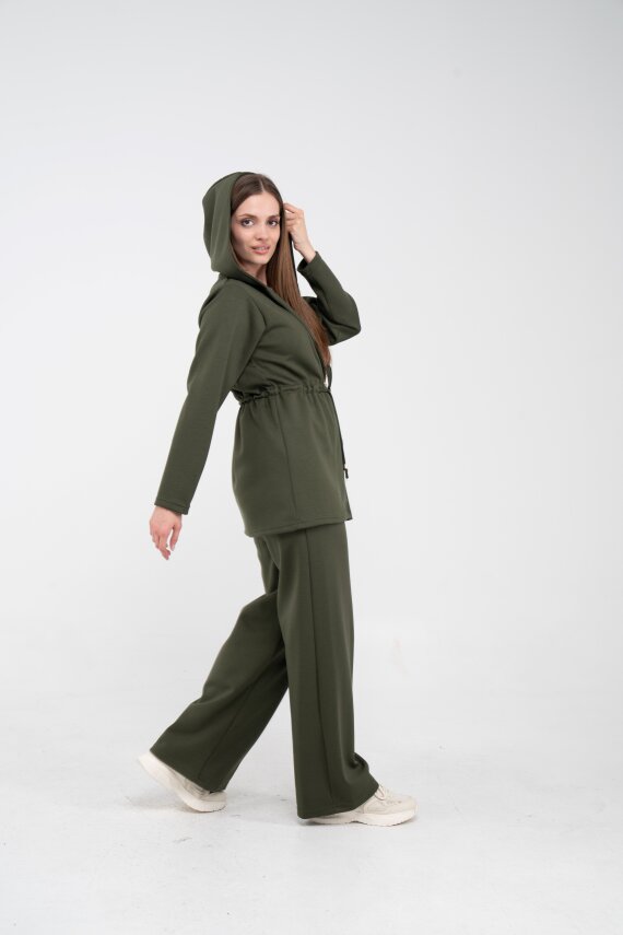 Rahat Kalıp Kapüşonlu Kadın Takım 1726 - 48