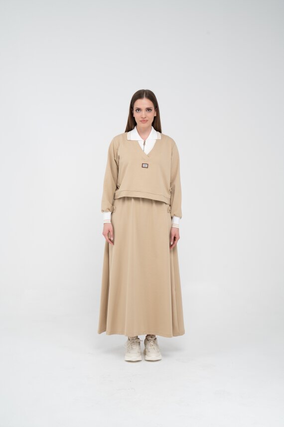 Spor Etekli Oversize İkili Kadın Takım 1750 - 5