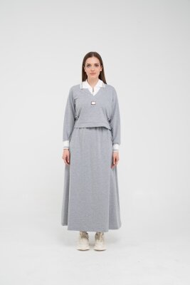 Spor Etekli Oversize İkili Kadın Takım 1750 - 11