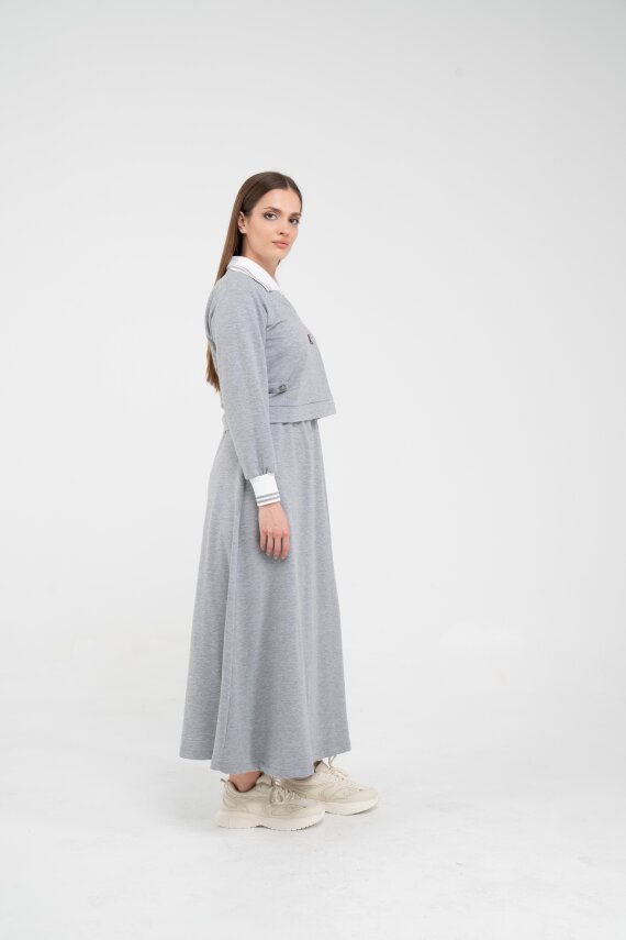 Spor Etekli Oversize İkili Kadın Takım 1750 - 12