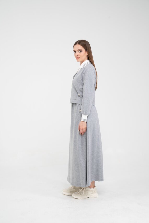 Spor Etekli Oversize İkili Kadın Takım 1750 - 13