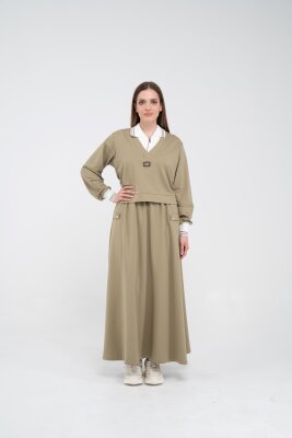 Spor Etekli Oversize İkili Kadın Takım 1750 - 21