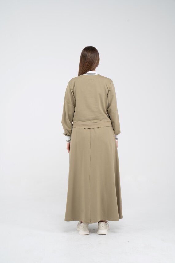 Spor Etekli Oversize İkili Kadın Takım 1750 - 25