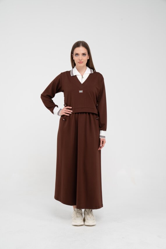 Spor Etekli Oversize İkili Kadın Takım 1750 - 26