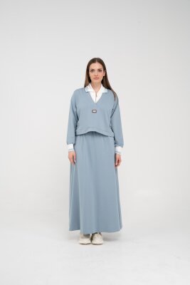 Spor Etekli Oversize İkili Kadın Takım 1750 - 31