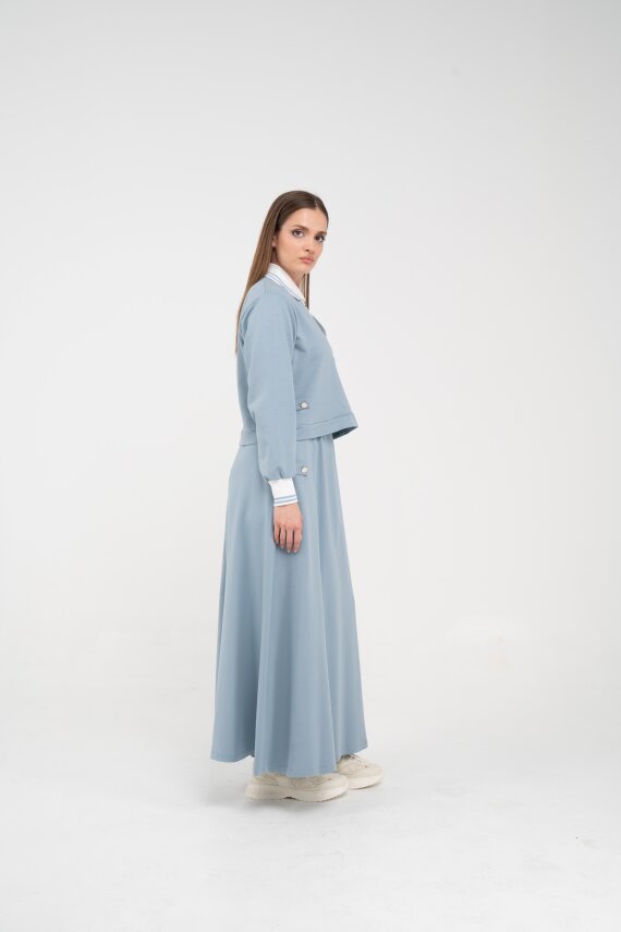 Spor Etekli Oversize İkili Kadın Takım 1750 - 32