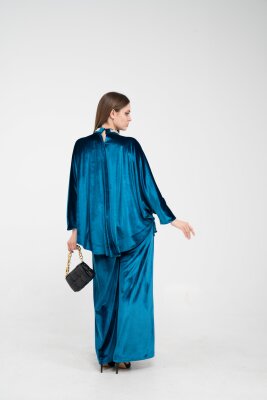 Taş Detaylı Kadife Takım K8048 - 15