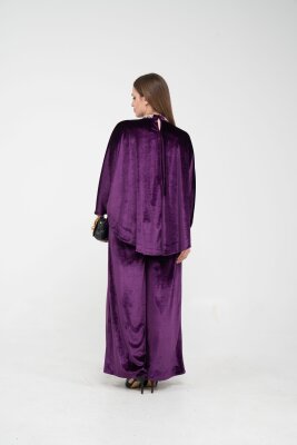 Taş Detaylı Kadife Takım K8048 - 23