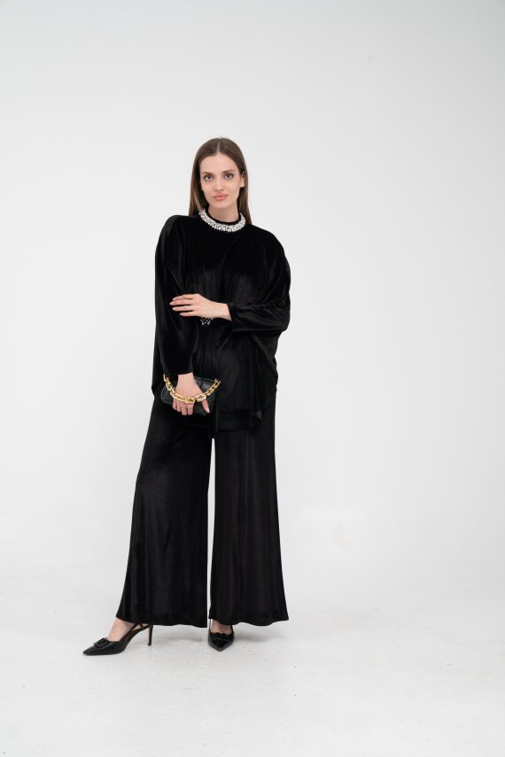 Taş Detaylı Kadife Takım K8048 - 24