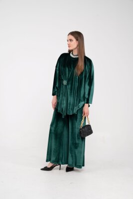 Taş Detaylı Kadife Takım K8048 - 31