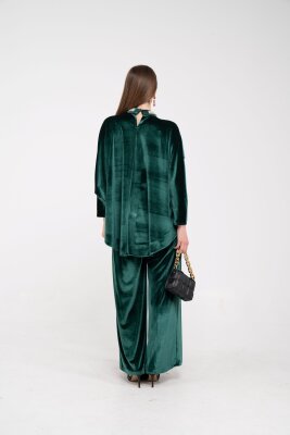 Taş Detaylı Kadife Takım K8048 - 36