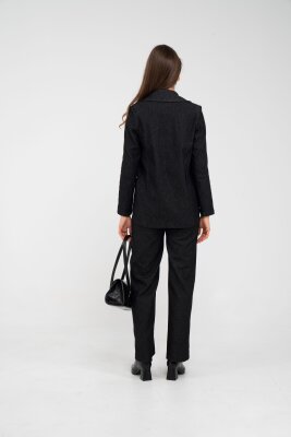 Tek Düğme Detaylı Alt Üst Kadın Takım K8075 - 20