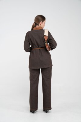 Kuşaklı Denim Kadın Takım 1755 - 25